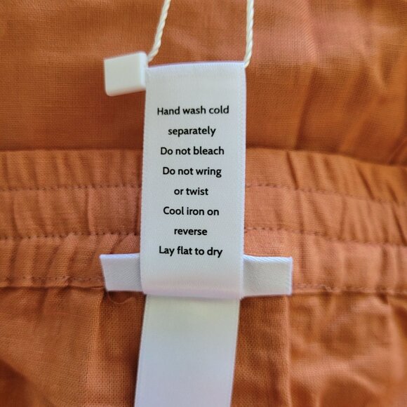 Andie The Graciosa Linen Blend Shorts Sunset Womens Size L Chic Summer NWT - Picture 4 of 6